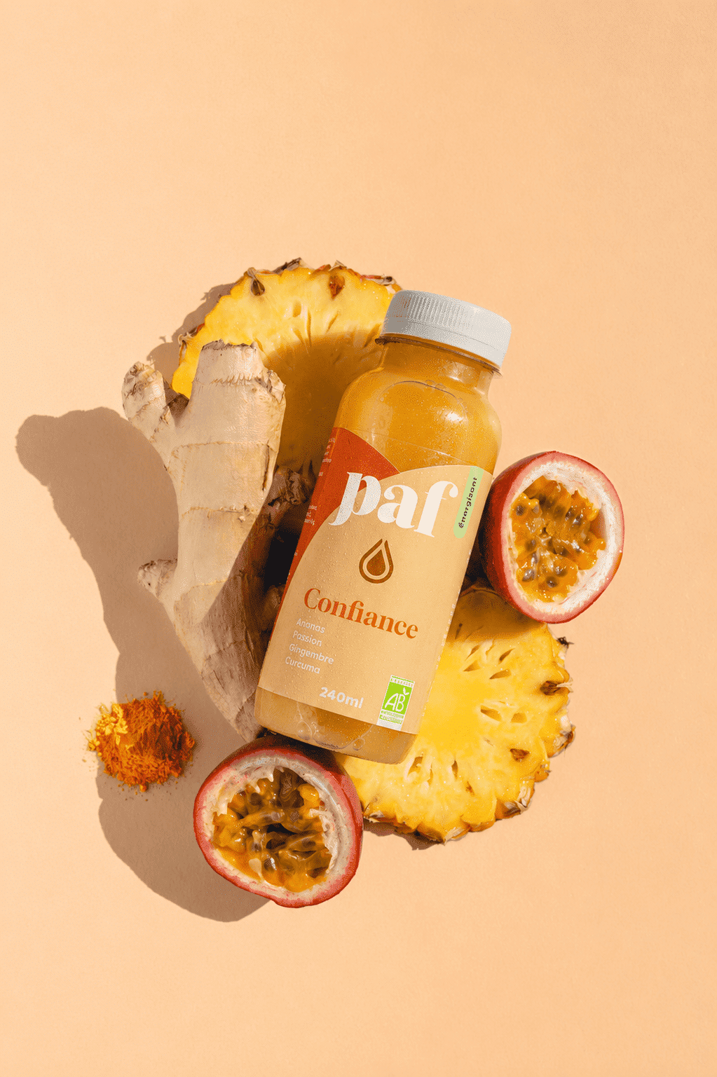 Coffret de jus ananas, gingembre & fruit de la passion – CONFIANCE